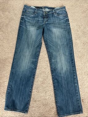 KUT from the kloth Classic Women's Straight-Leg Jeans in Medium Blue 12